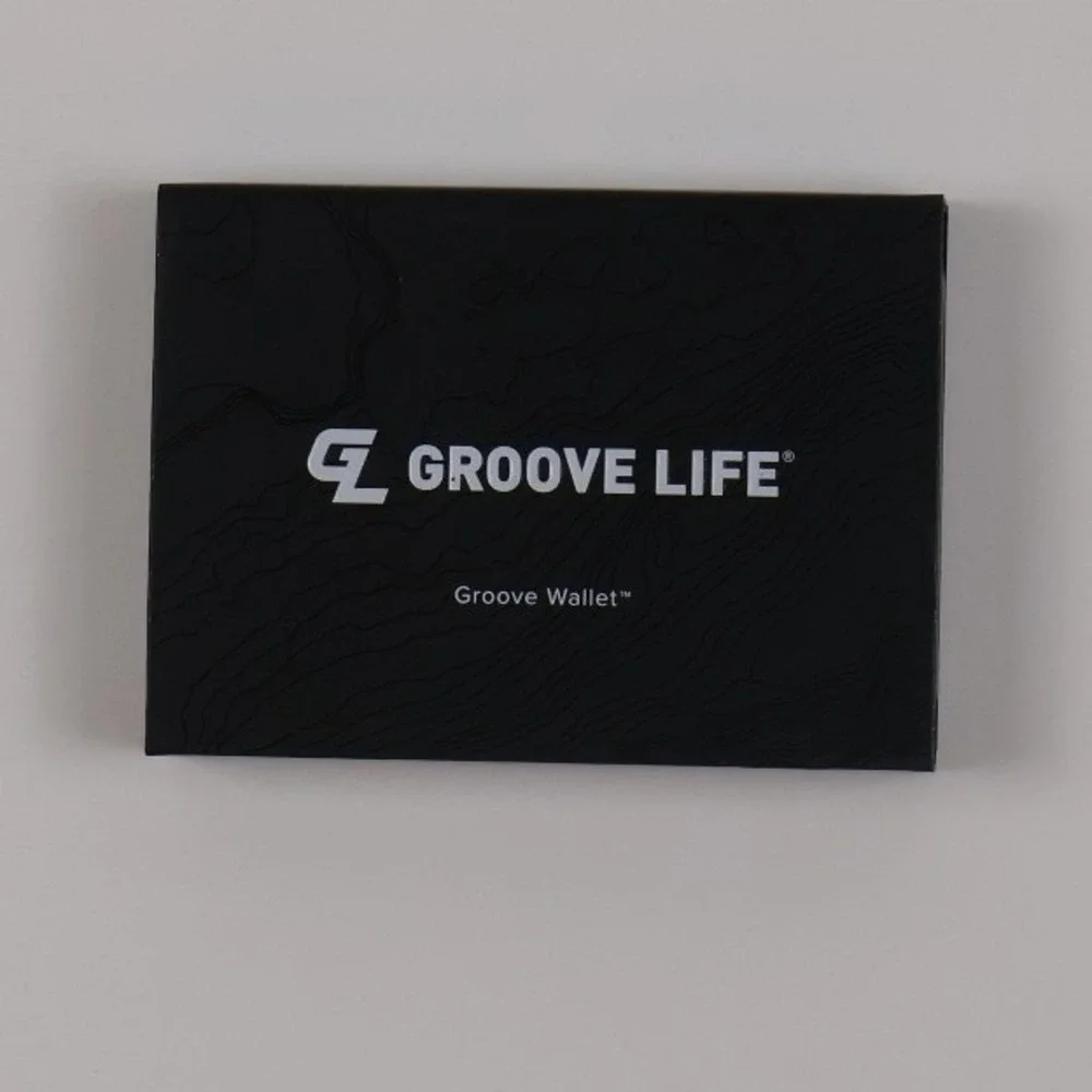 Groove Life Mens Wallet Groove Wallet Midnight Black Solid OS NWT